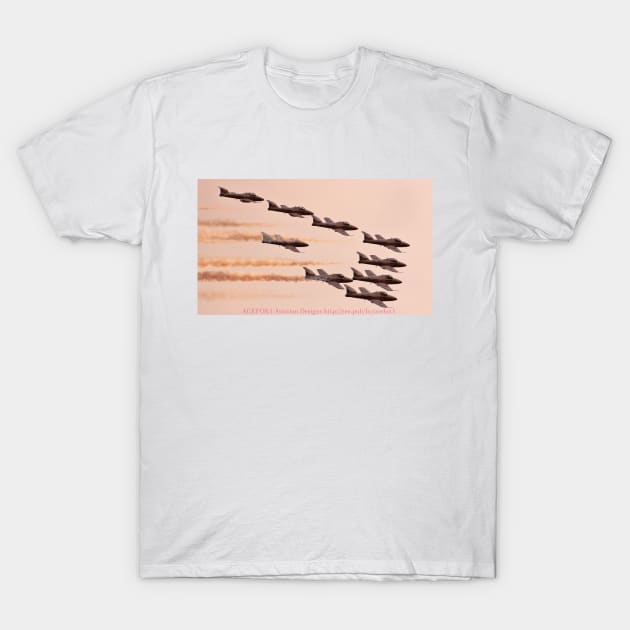 RCAF Snowbirds Dusk Big Wedge T-Shirt by acefox1